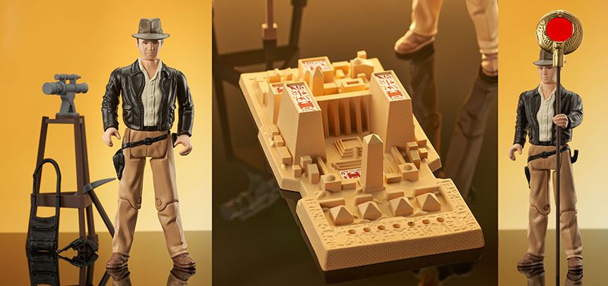 SDCC 2023 Gentle Giant Exclusive Indiana Jones Raiders of the Lost Ark Map Room Jumbo Playset