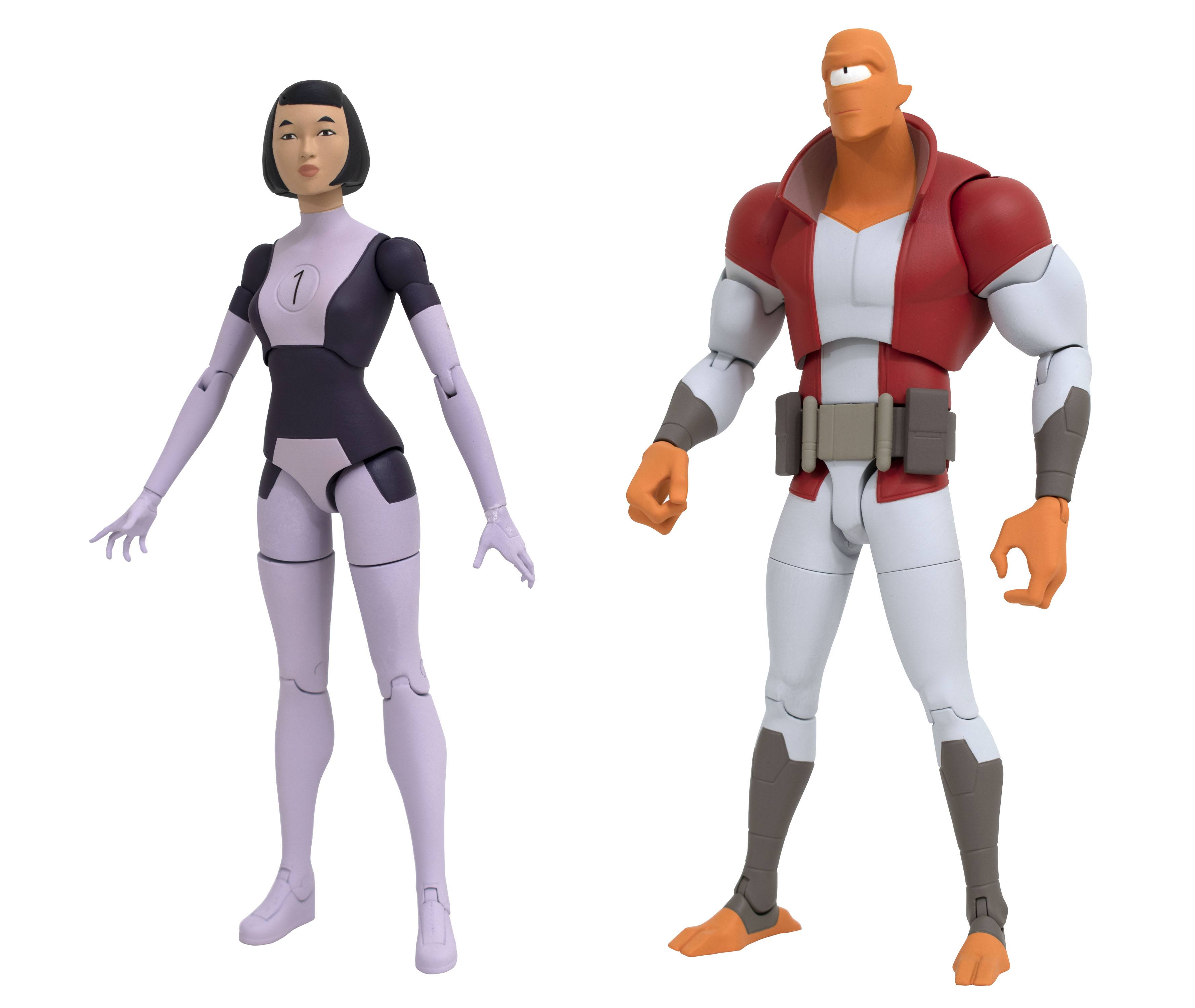 Invincible 7 Inch Action Figure Select Series 2 - Set of 2 (Atom Eve -  Robot)