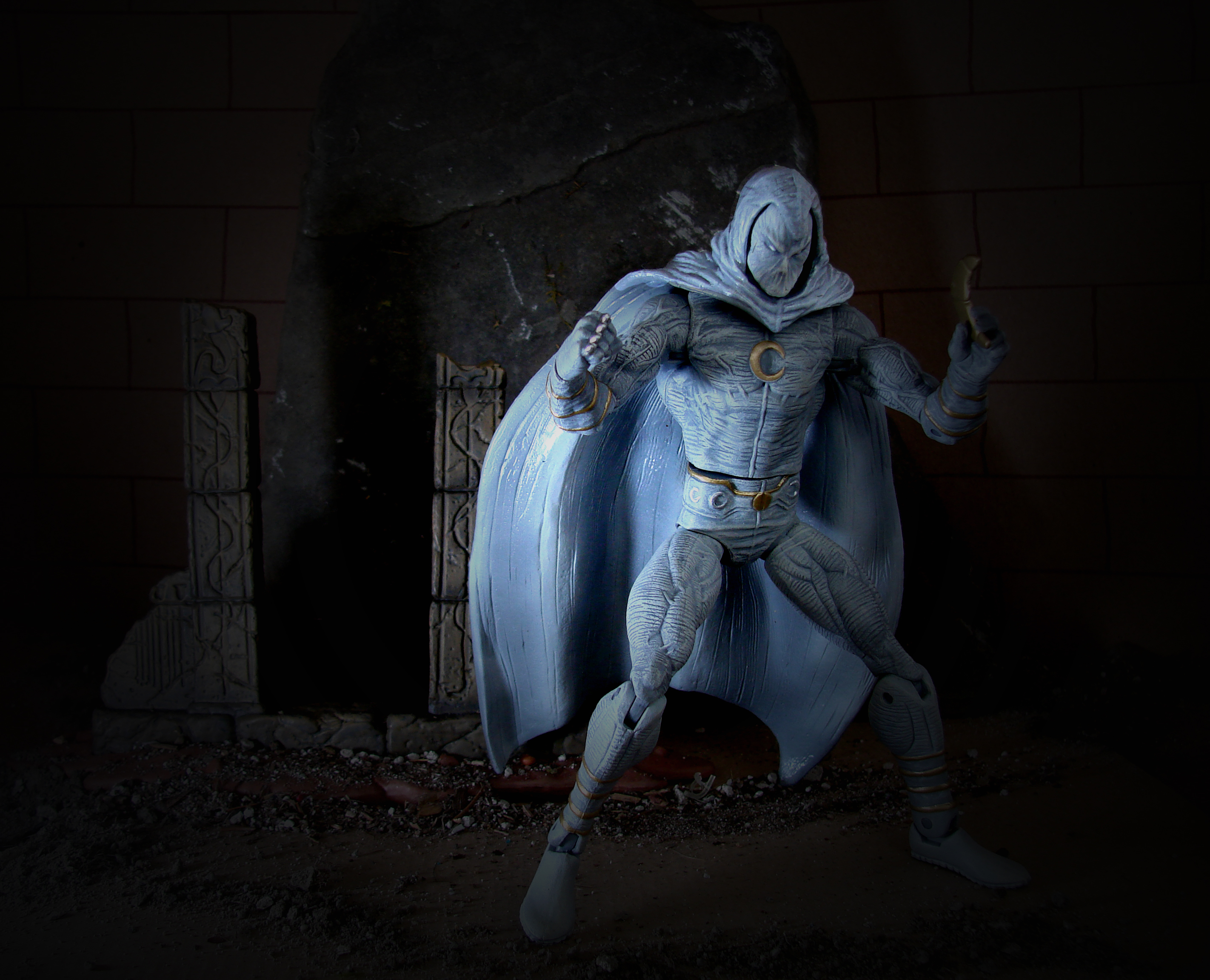 Moon Knight - Moon Knight Gallery Diorama - Diamond Select Toys